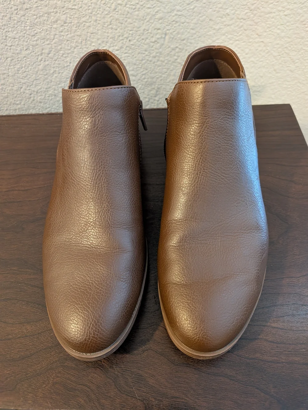 Kensie Women's Brown Slip-On Ankle Boots Size 8 - Picture 1 of 7